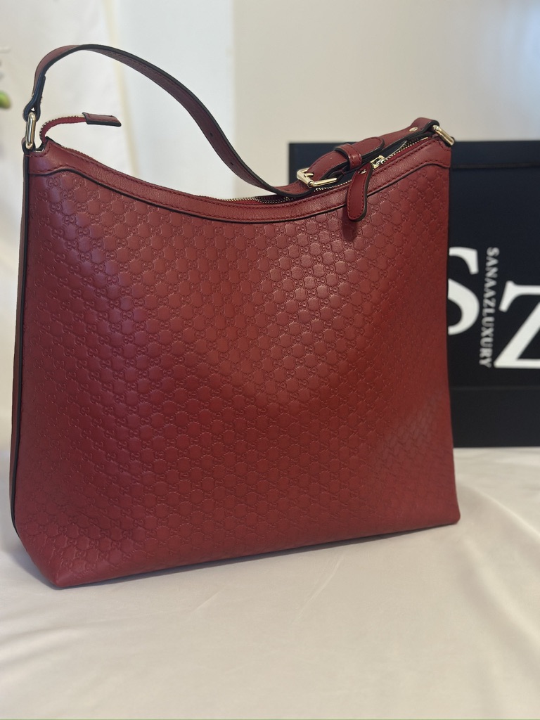 Gucci Microguccissima Leather Shoulder Bag